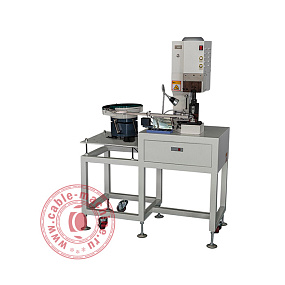 Станок для опрессовки проводов с вибрационным бункером KS-2000V